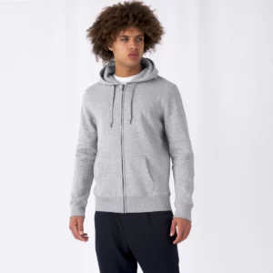 B&C King Zipped Hoodie Zipper Jacket