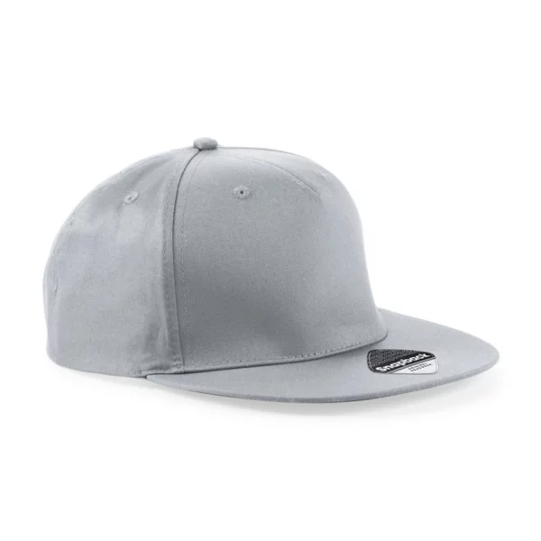 Beechfield-B610-Rapper-Cap-Light-Grey