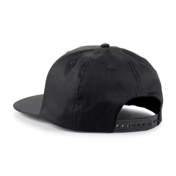 Beechfield-Rapper-Cap-B610-Black-rear