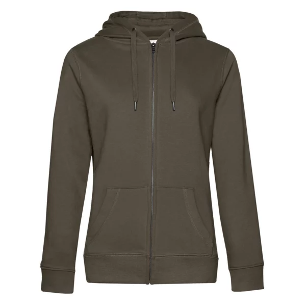 Ladies Zipped Queen Hoodie