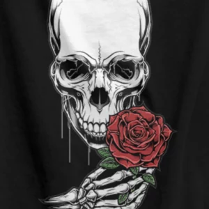 "Skull mit Rose"